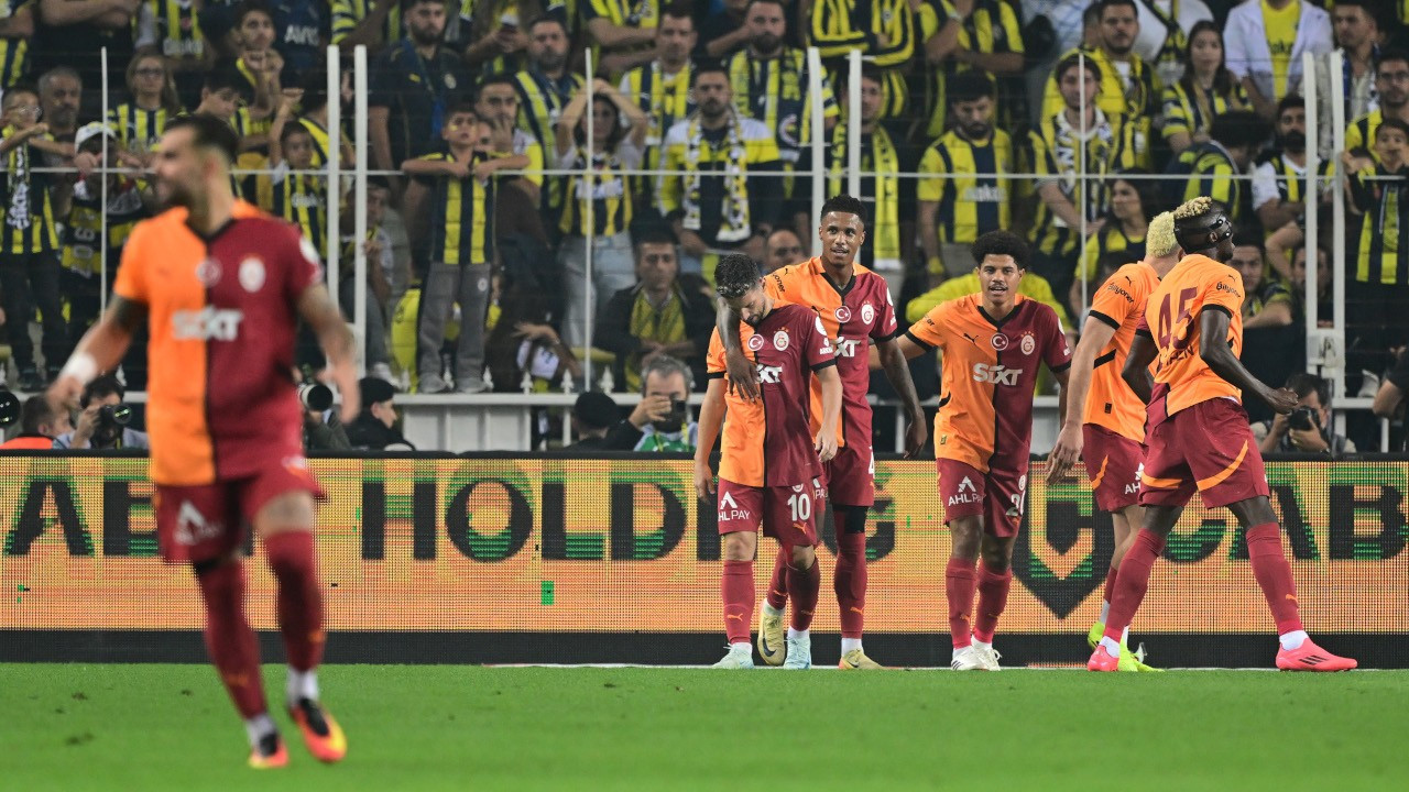 Derbide kazanan Galatasaray oldu