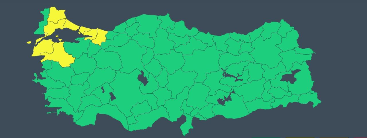 Meteoroloji'den 7 il için sarı kodlu kuvvetli sağanak uyarısı: İstanbul da var - Sayfa 1