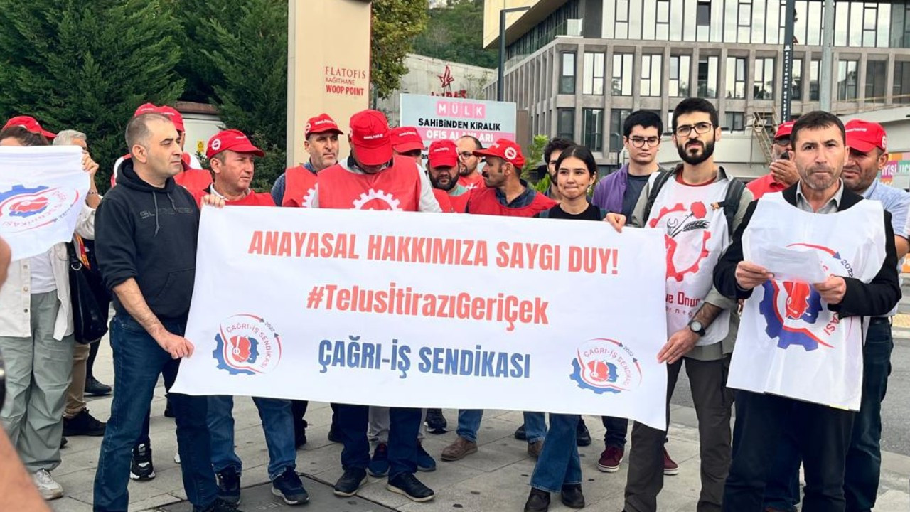 Çağrı merkezi işçilerinden eylem: Sendika hakkımız, köle olmayacağız