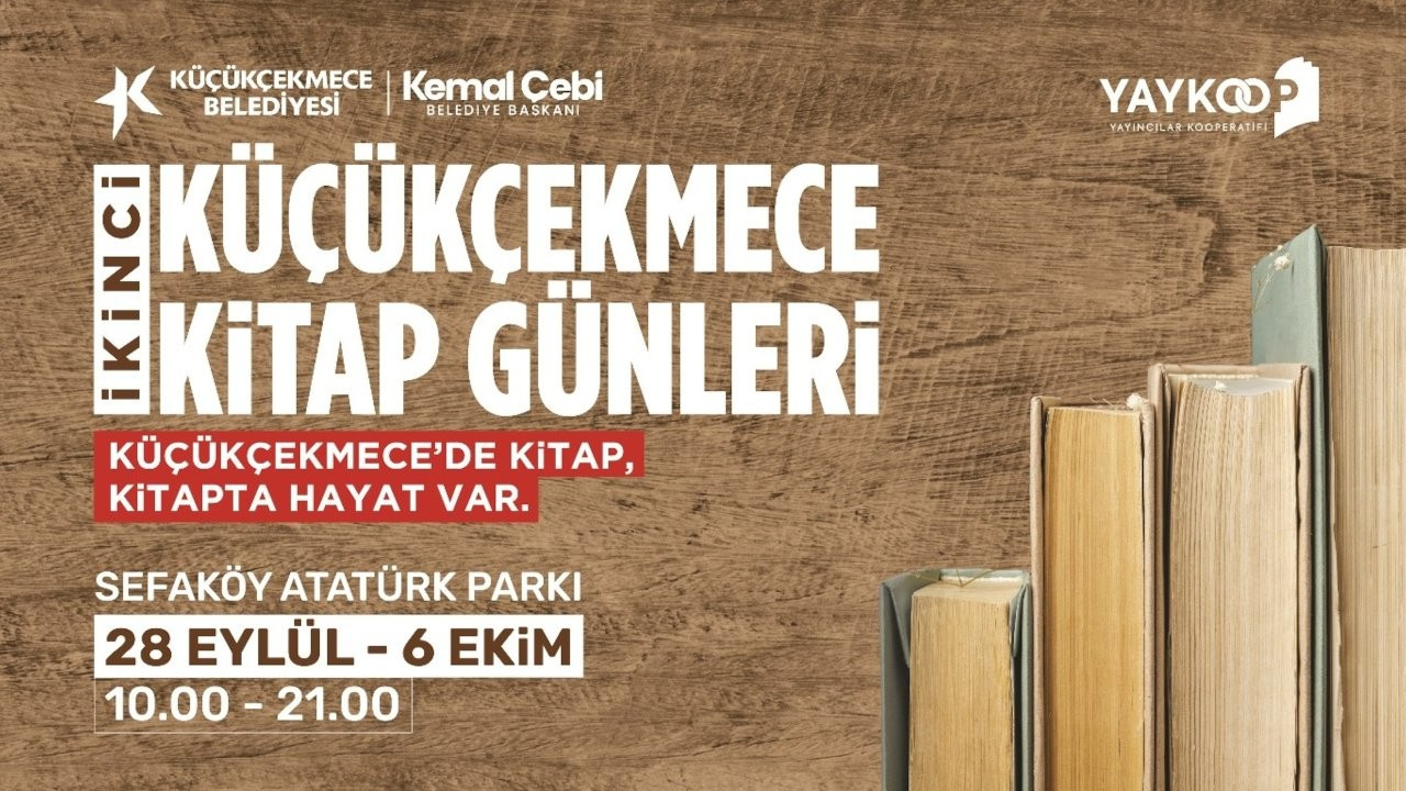 Küçükçekmece Kitap Günleri 28 Eylül'de başlıyor