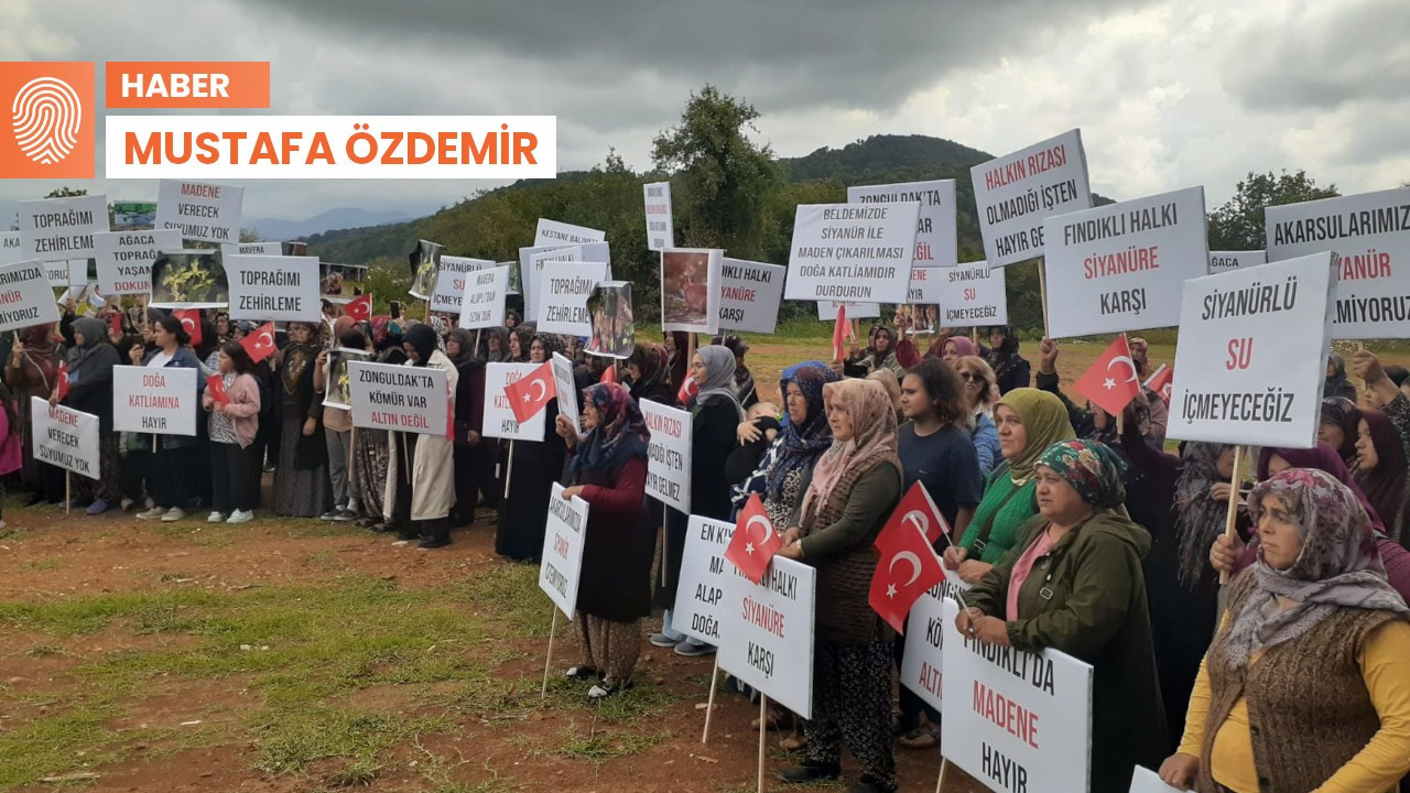 Zonguldak'ta altın madeni protestosu: 'Doğa katliamcılarına izin vermeyeceğiz'