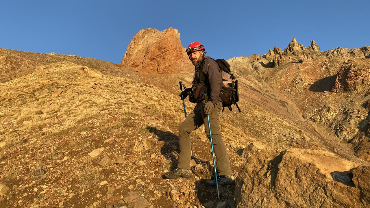 Erciyes Dağı'na 17 yılda 101 kez tırmandı