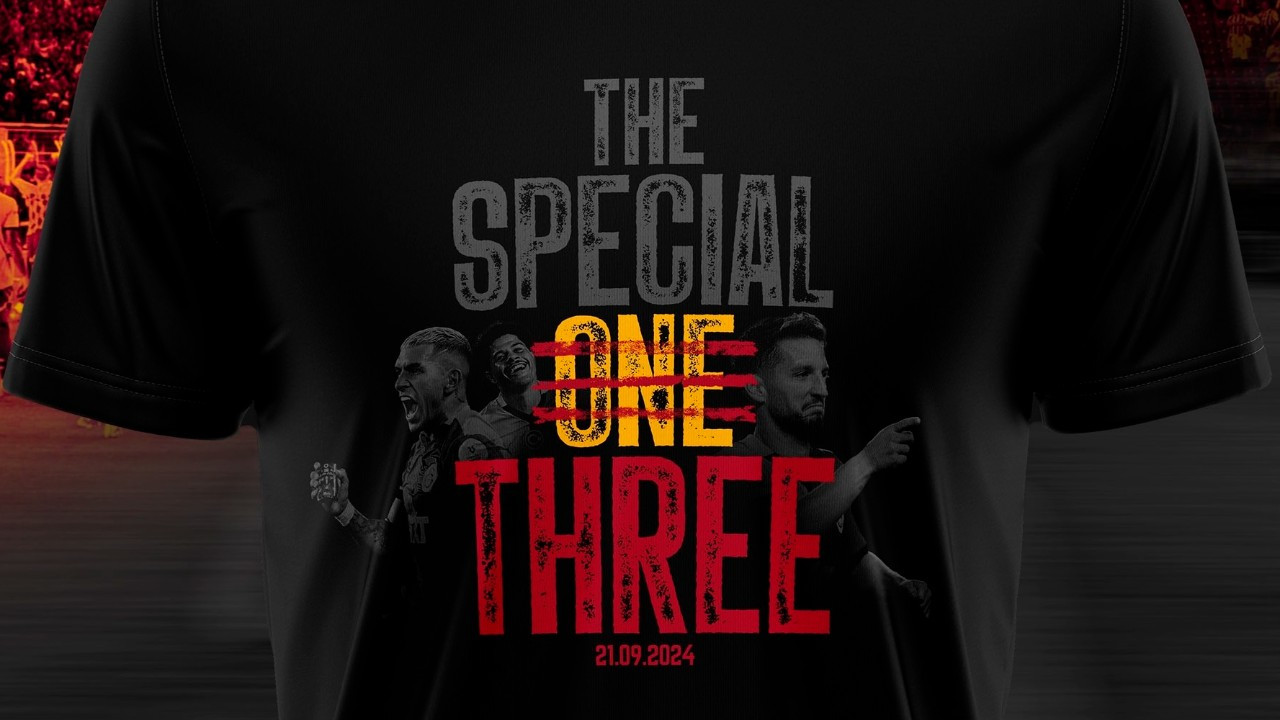 Galatasaray'dan derbi zaferine özel iki tişört: 'The Special Three'