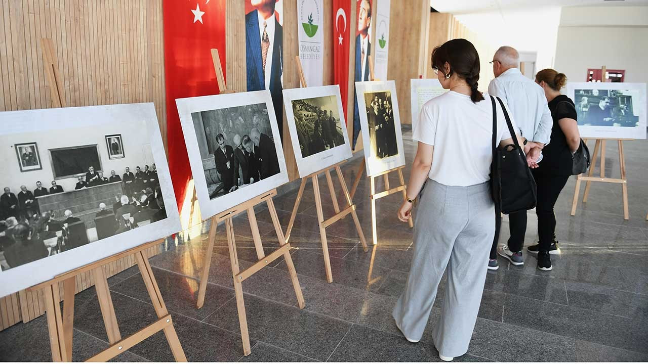 Osmangazi Belediyesi'nden 'Fotoğraflarla Hasan li Yücel Sergisi'