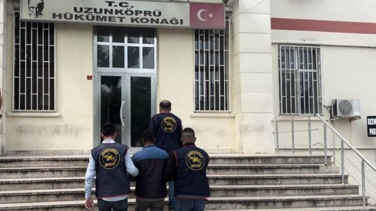 Edirne'de cinayet hükümlüsü Yunanistan'a kaçarken yakalandı