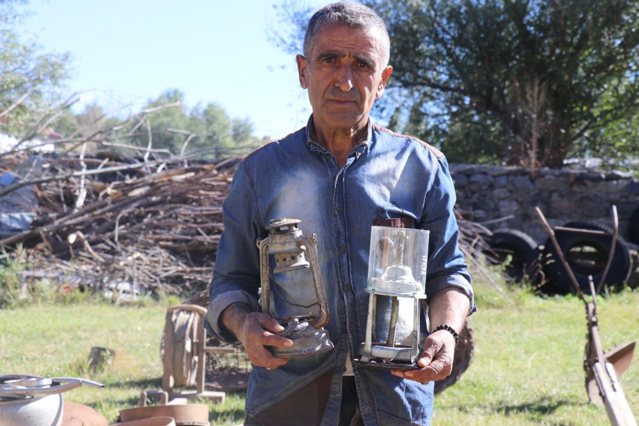 Ağrı'da bir köy müzesi: Çaydanlıklar, sepetler, gaz lambaları - Sayfa 1