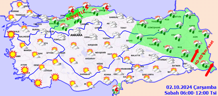 Meteoroloji'den sarı ve turuncu kodlu uyarı: Kuvvetli yağış etkili, sıcaklıklar artıyor - Sayfa 2