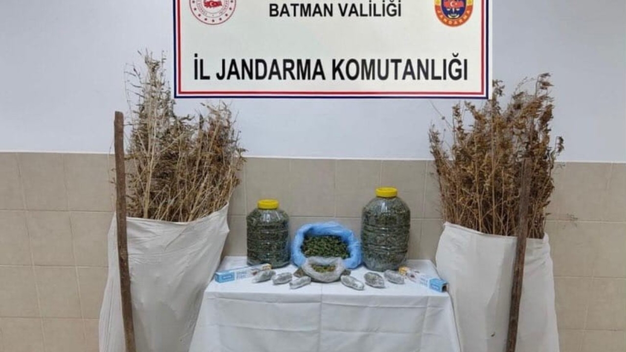 Batman'da uyuşturucu operasyonu: 12 kilo esrar yakalandı