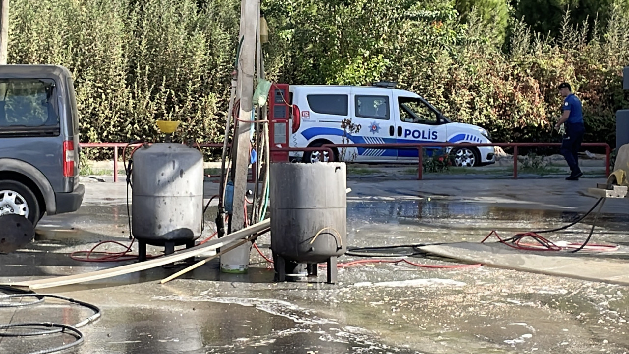 Aydın'da akaryakıt istasyonunda köpük tankı patladı: 3 yaralı