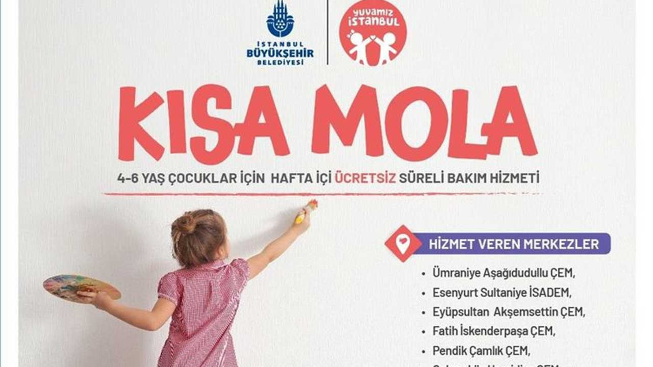 Yuvamız İstanbul Kısa Mola Merkezleri açılıyor