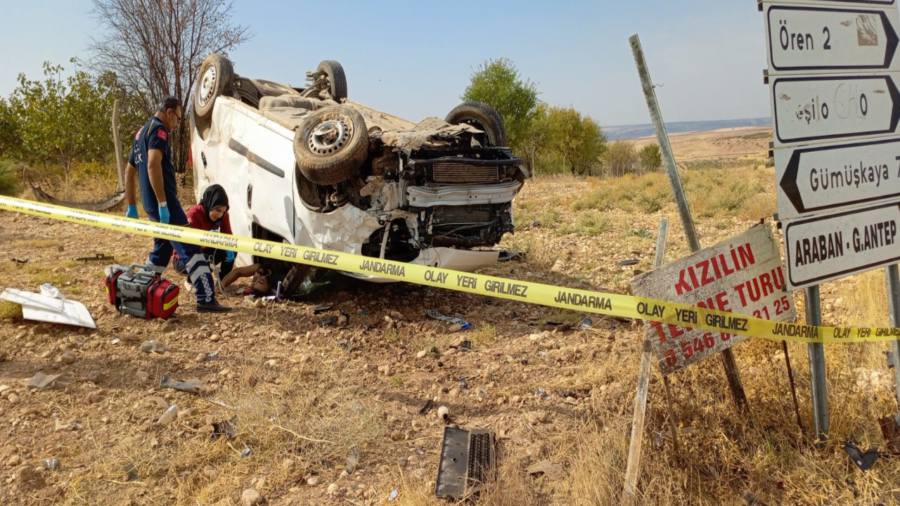 Adıyaman'da kaza: 1 ölü, 1 yaralı