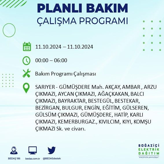 BEDAŞ paylaştı: İstanbul'da yarın elektrik kesintisi yaşanacak ilçeler - Sayfa 2