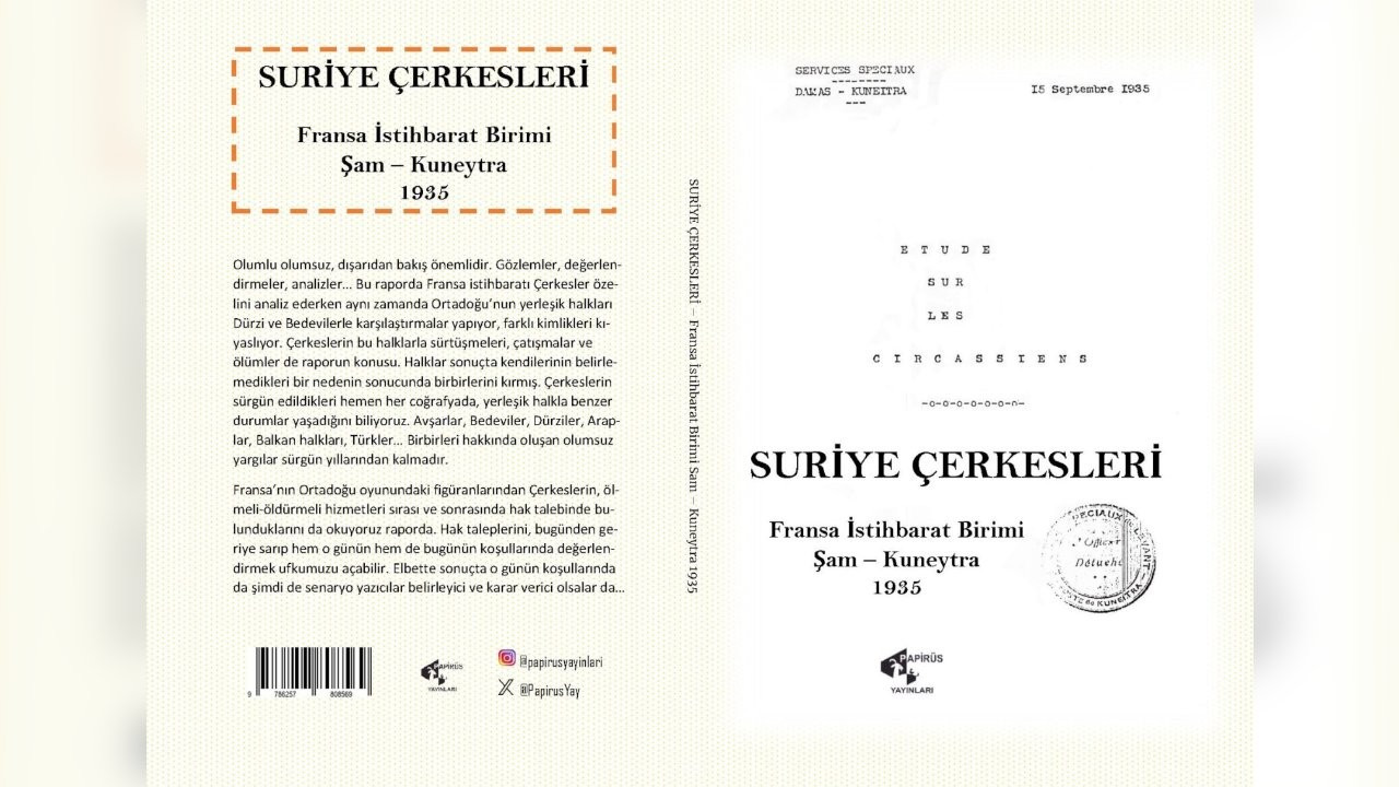 Jineps Gazetesi ve Papirüs Yayınları'ndan işbirliği: Suriye Çerkesleri