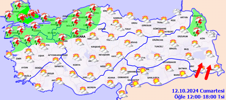 Hafta sonu planı yapanlar dikkat: Meteorolojiden birçok il için sağanak yağış uyarısı, İstanbul da var - Sayfa 1