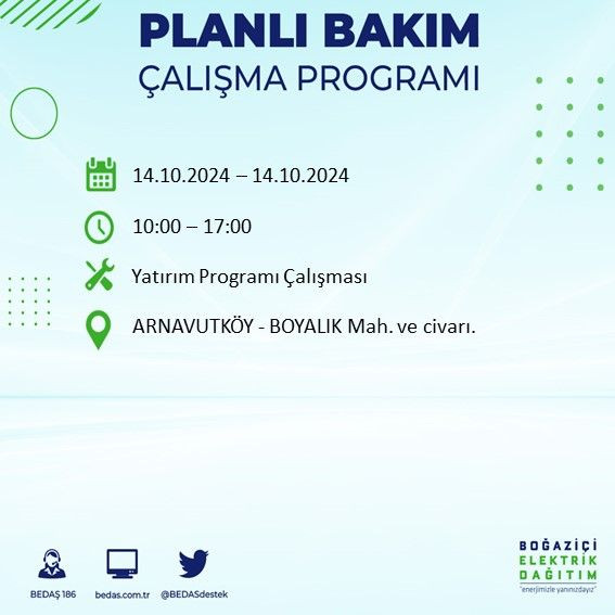 BEDAŞ paylaştı: İstanbul'da bugün elektrik kesintisi yaşanacak ilçeler - Sayfa 2