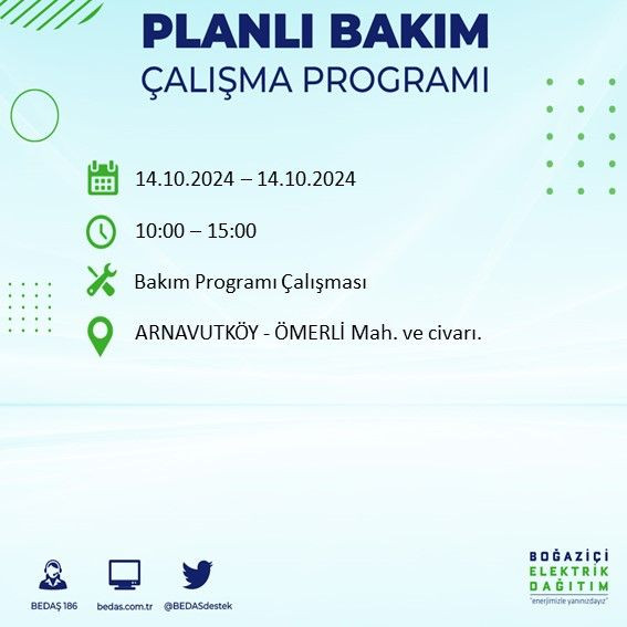 BEDAŞ paylaştı: İstanbul'da bugün elektrik kesintisi yaşanacak ilçeler - Sayfa 4