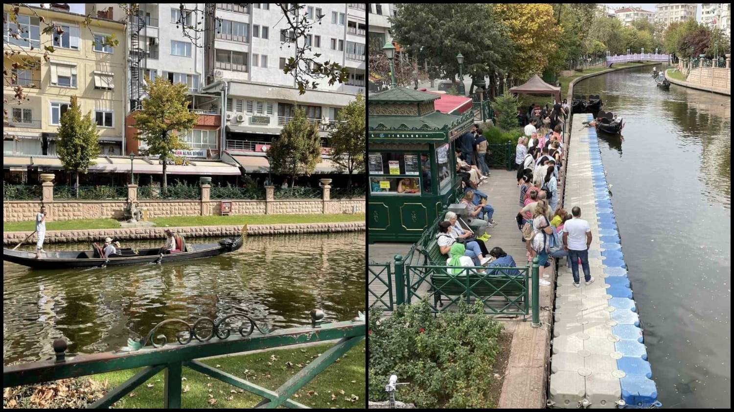 Eskişehir’de gondol turlarına yoğun ilgi