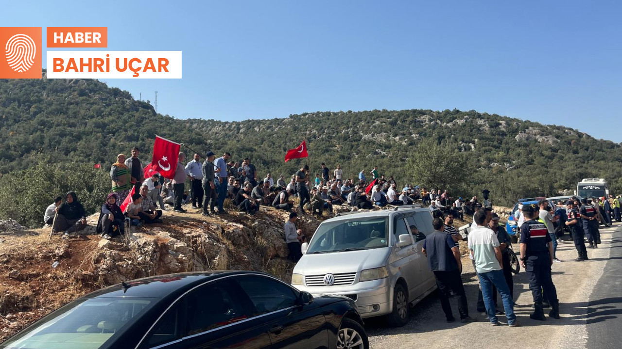 Antep'te köylülerden kum ocağına karşı eylem: 'Nefes alamıyoruz'