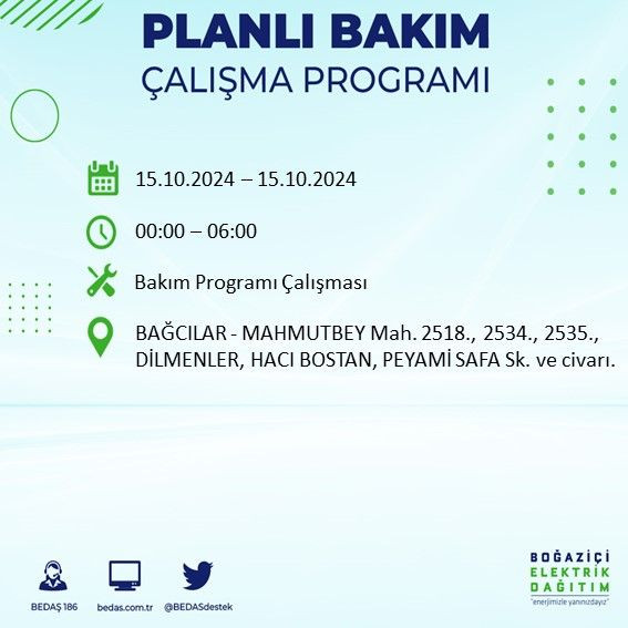 BEDAŞ paylaştı: İstanbul'da bugün elektrik kesintisi yaşanacak ilçeler - Sayfa 2