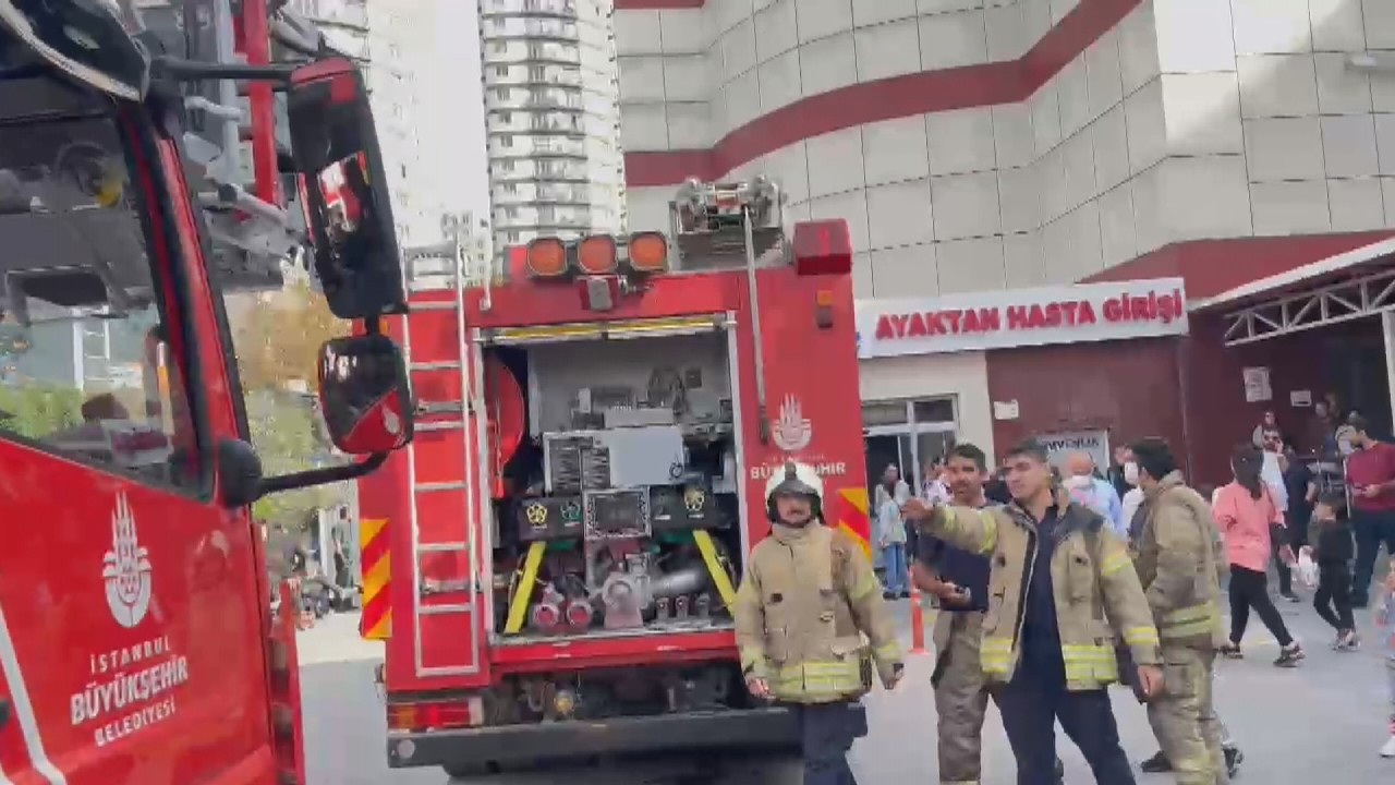 Esenyurt Devlet Hastanesi'nde yangın söndürüldü