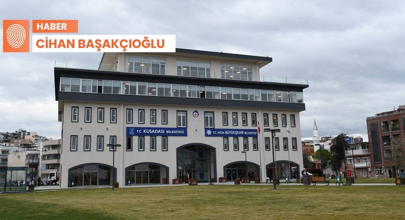 Kuşadası Belediyesi’nde işçiler alacakları için iş bıraktı