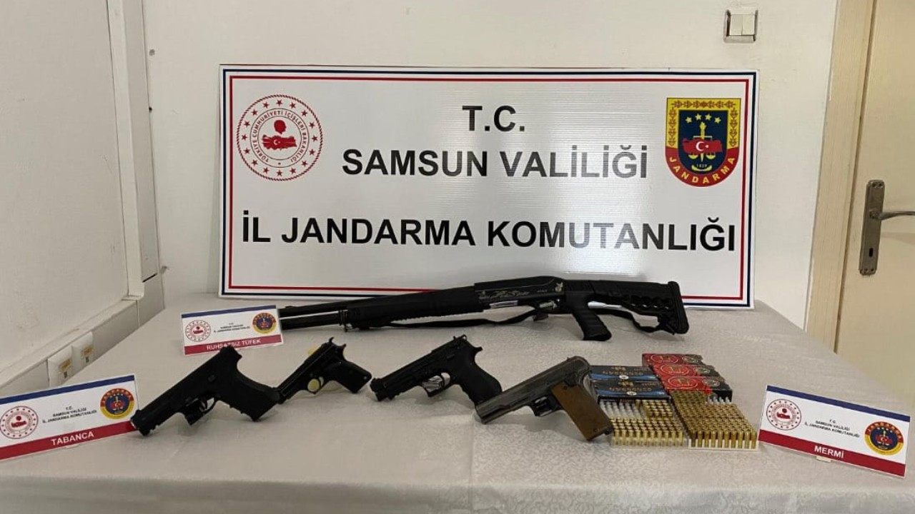 Samsun'da kaçak silah ticareti: 2 kişi yakalandı