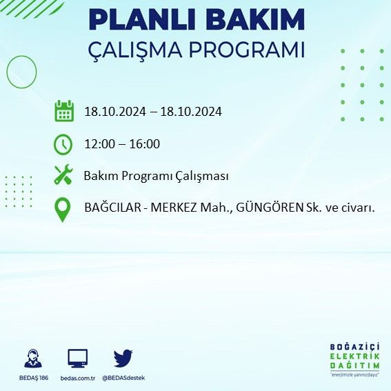 BEDAŞ paylaştı: İstanbul'da bugün elektrik kesintisi yaşanacak ilçeler - Sayfa 2