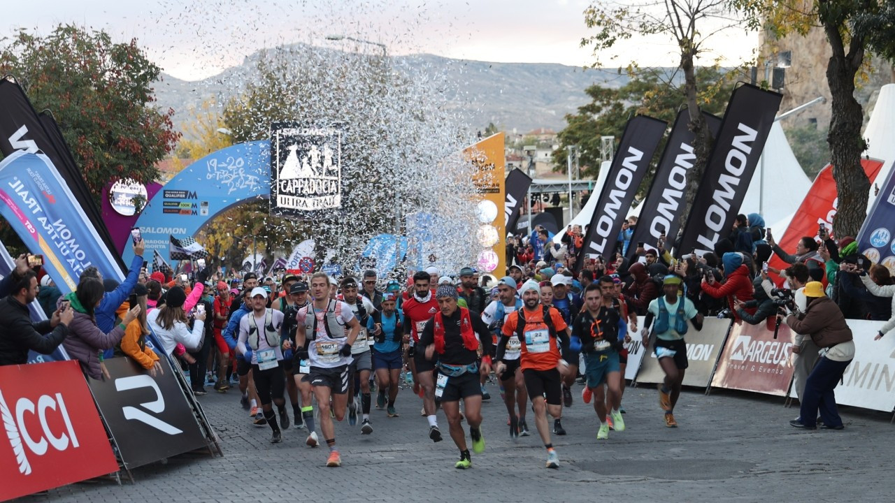 Kapadokya Ultra Trail Koşusu başladı: 73 ülkeden 2 bin 395 sporcu