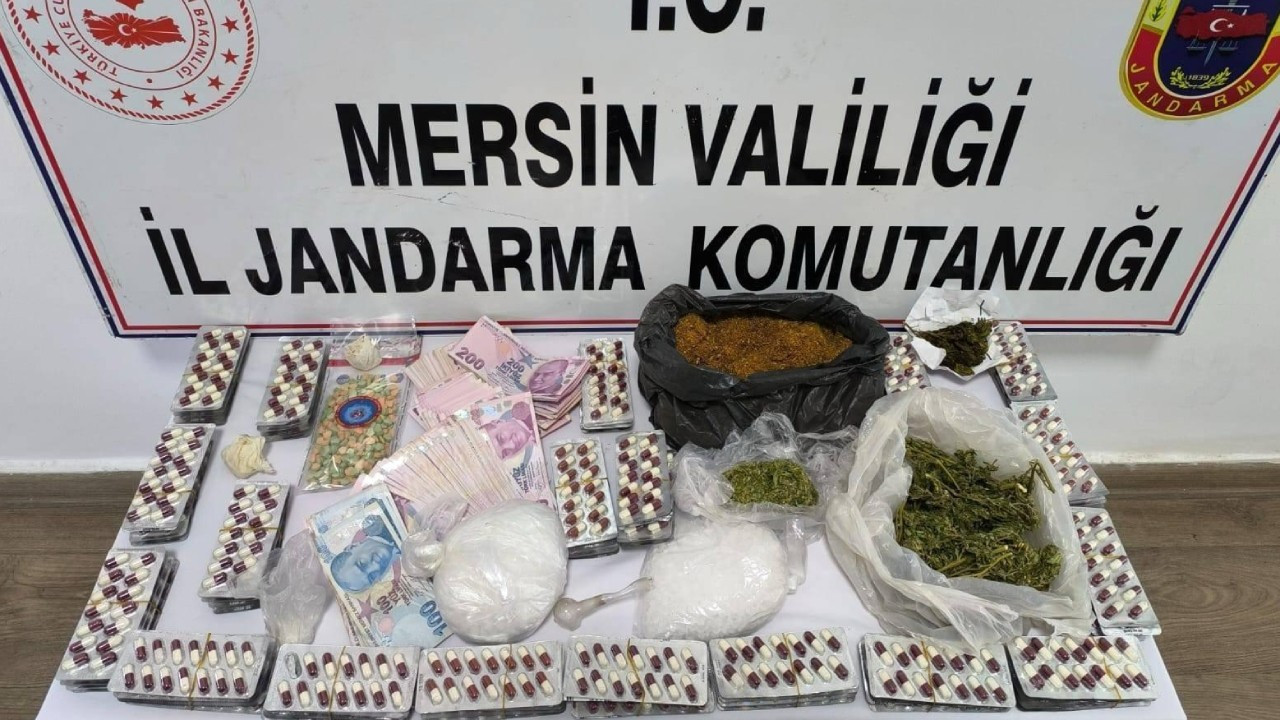 Mersin'de uyuşturucu operasyonu: 2 zanlı tutuklandı