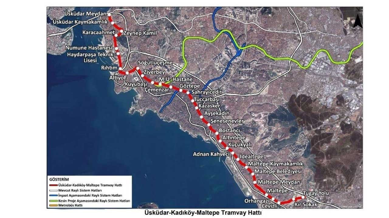 İBB'nin Anadolu Yakası'ndaki tramvayı için ÇED süreci başladı