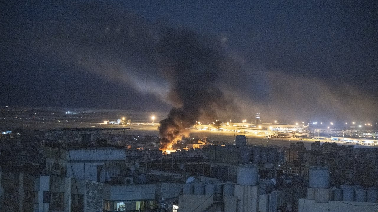 İsrail'den Beyrut'a hava saldırısı: Karz-ı Hasen Vakfı hedef alındı