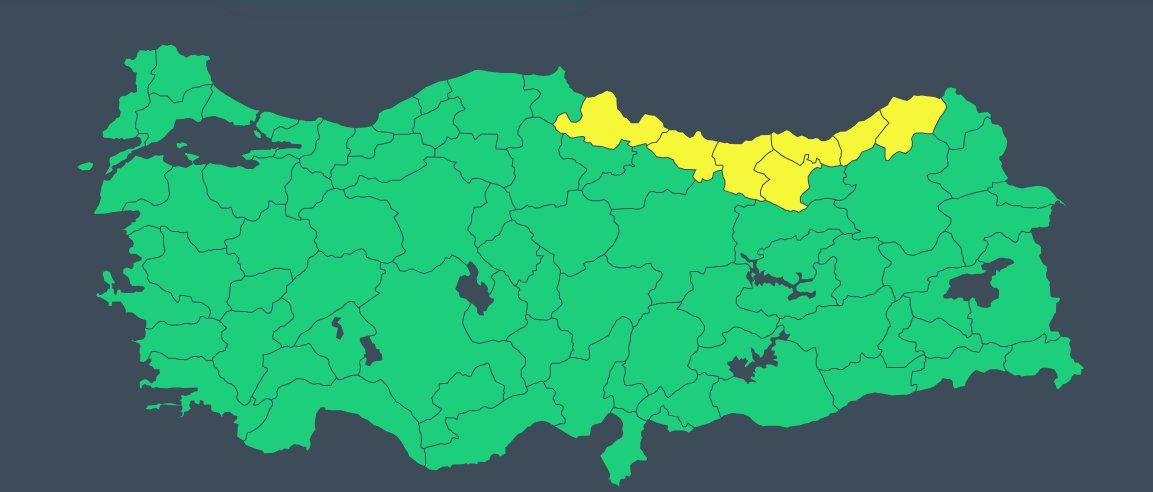 Meteoroloji'den 7 ile sarı kodlu kuvvetli yağış ve don uyarısı: Sıcaklıklar normalin altında - Sayfa 1