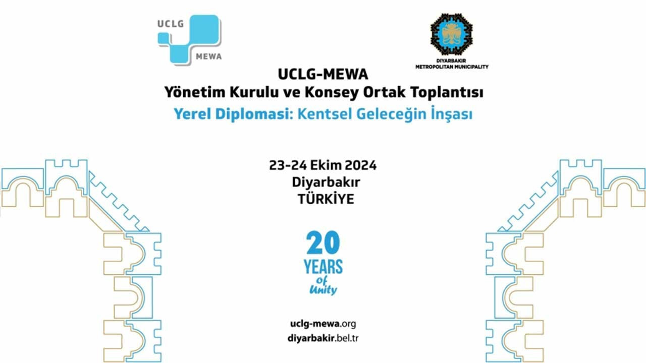 Diyarbakır UCLG-MEWA toplantısına ev sahipliği yapacak