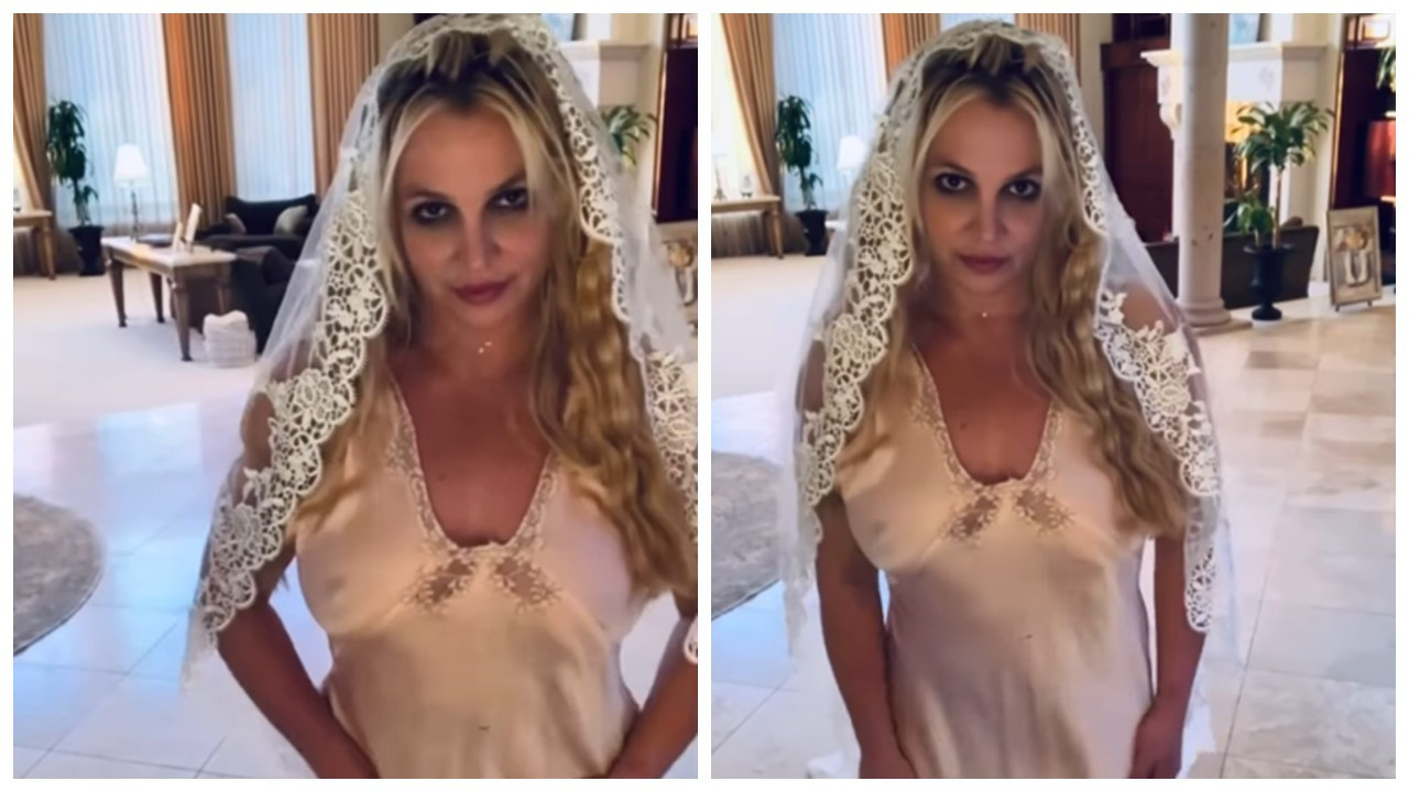 Britney Spears yeniden gelinlik giydi: Kendimle evlendim