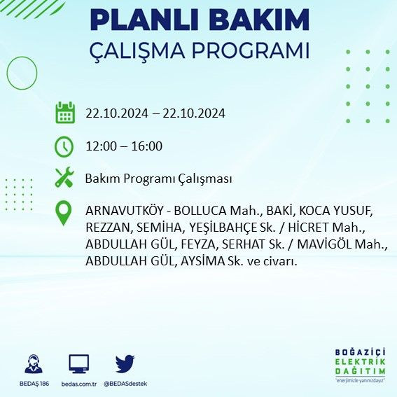 BEDAŞ paylaştı: İstanbul'da bugün elektrik kesintisi yaşanacak ilçeler - Sayfa 4