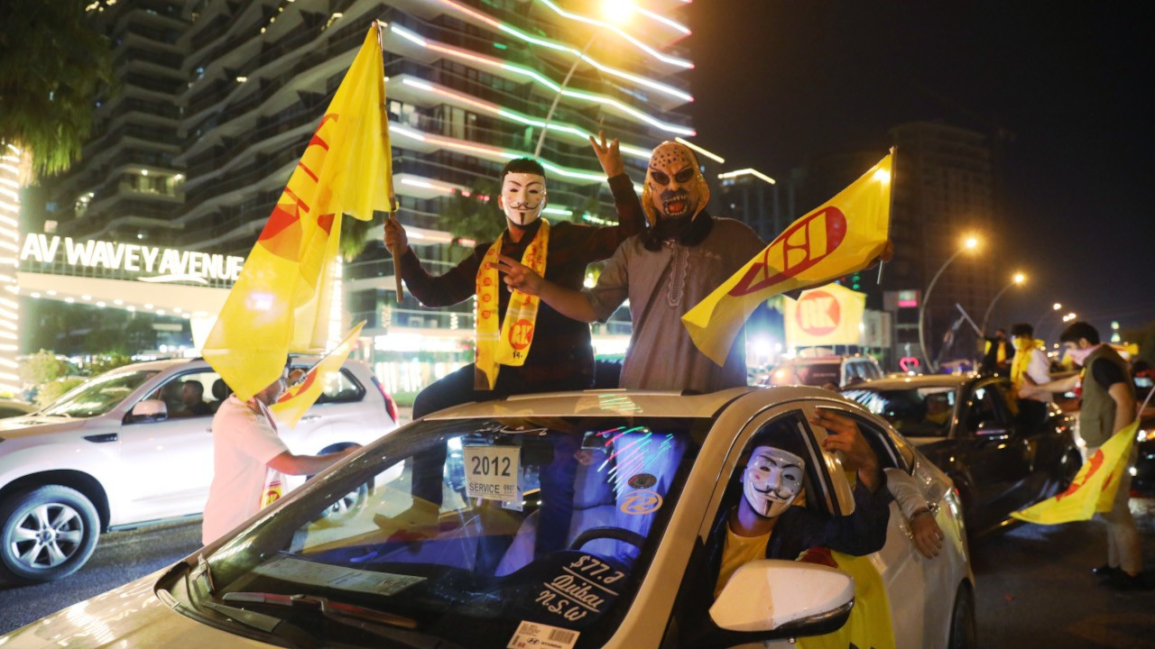 IKBY'de seçim: KDP Erbil'de kutlamalara başladı