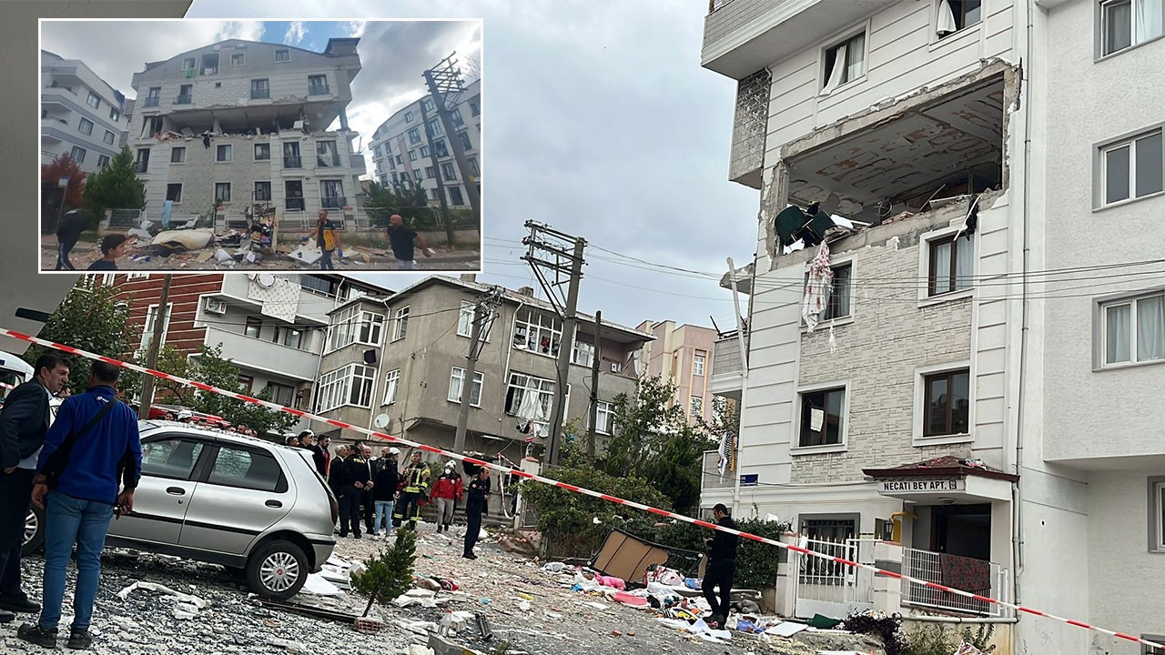 Gebze'de apartmanda doğal gaz kaynaklı patlama: 1 ölü, 7 yaralı