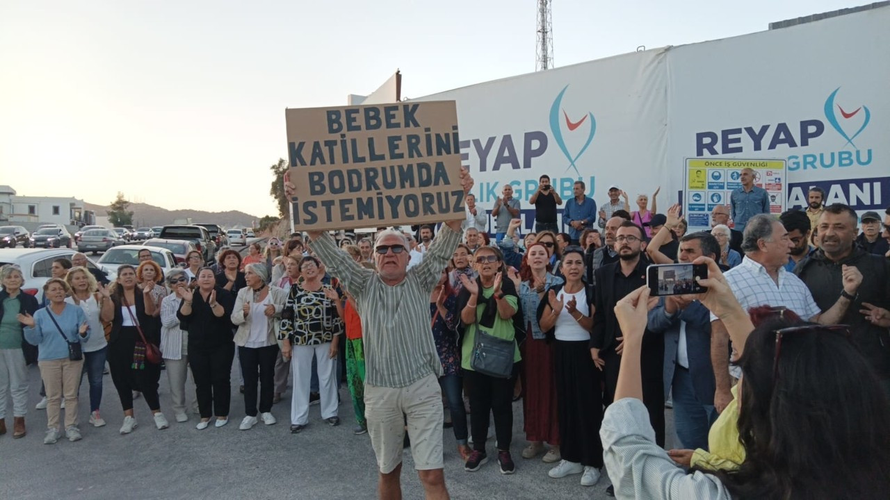 Bodrum’da Reyap protestosu: Şantiyeyi mühürleyin