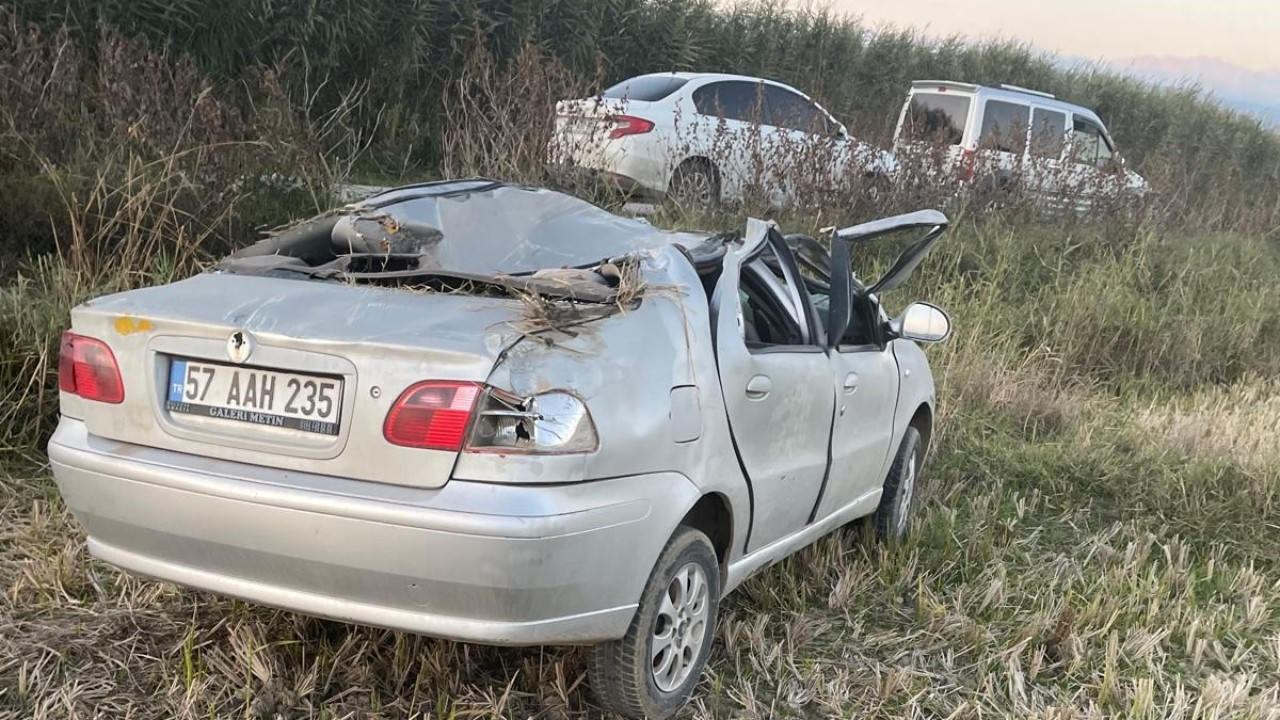 Sinop'ta trafik kazası: 3 kişi yaralandı