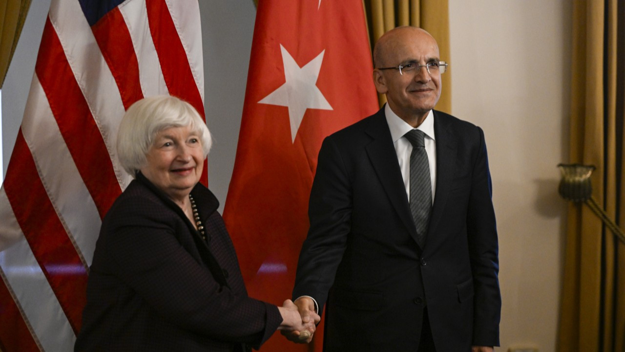 Mehmet Şimşek, ABD Hazine Bakanı Yellen'la görüştü