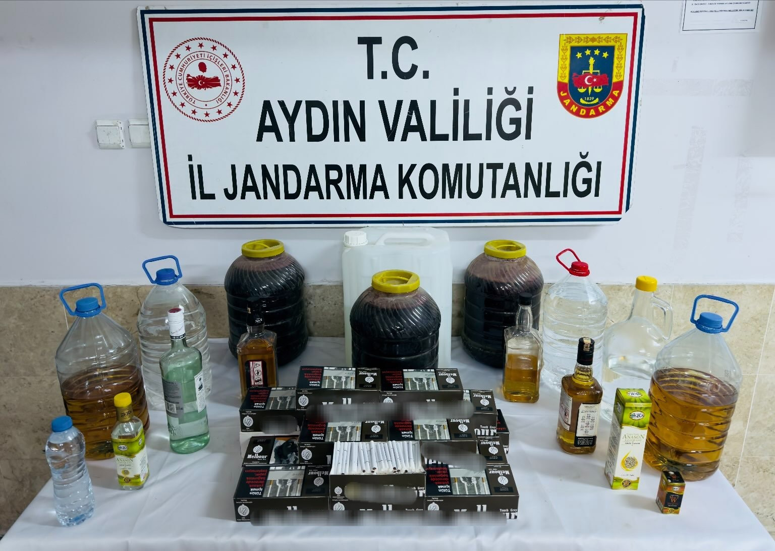 Aydın'da 'kaçak alkol' operasyonu: 1 gözaltı