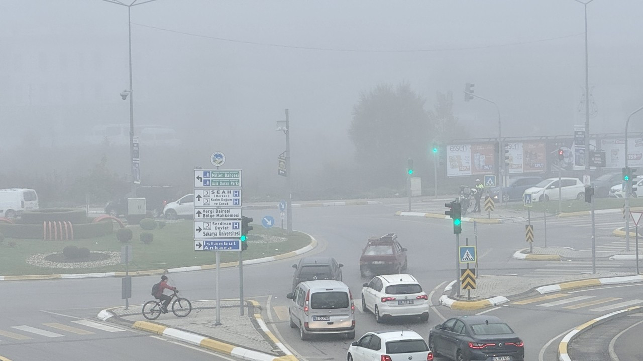 Sakarya ve Kocaeli'de sis etkili oldu