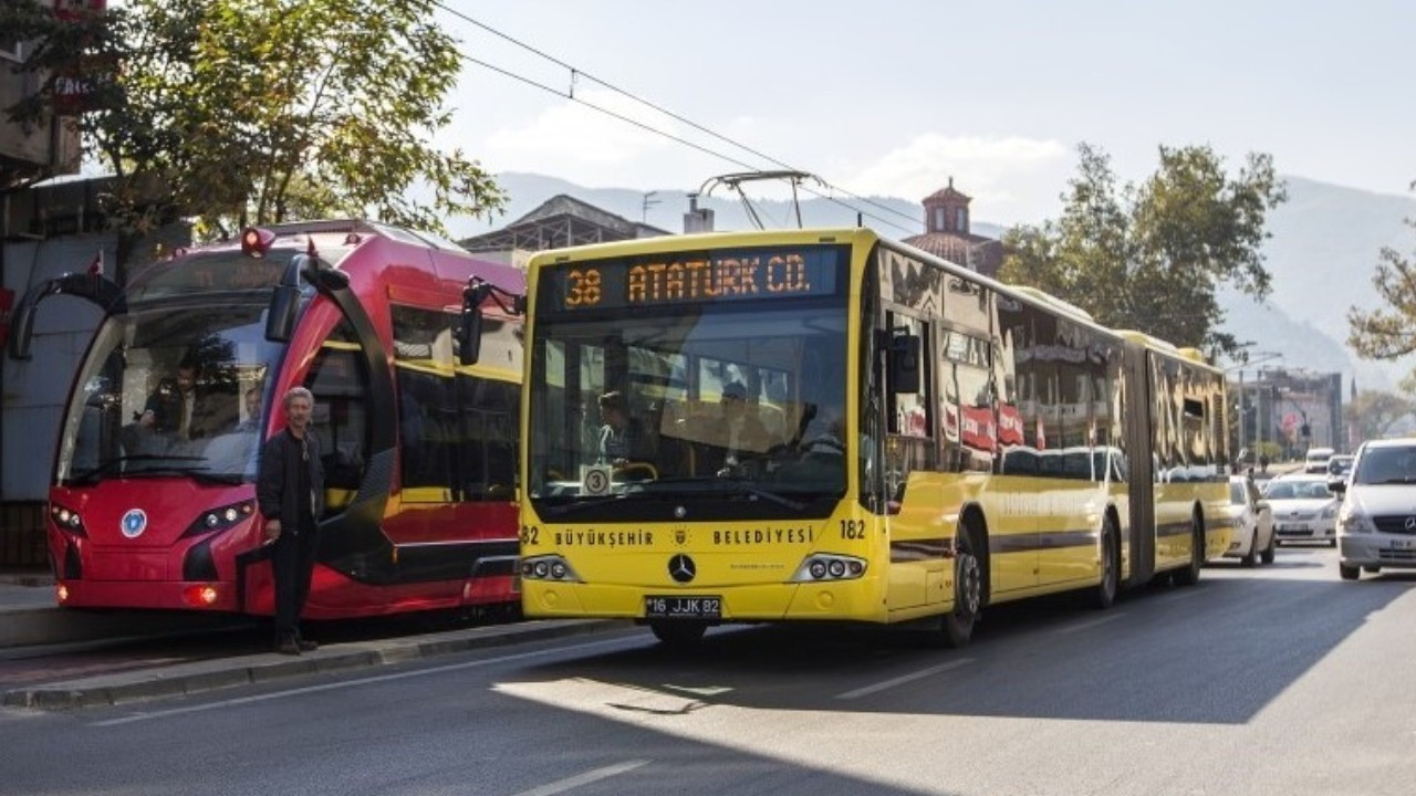 Bursa'da 29 Ekim'de ulaşım ücretsiz