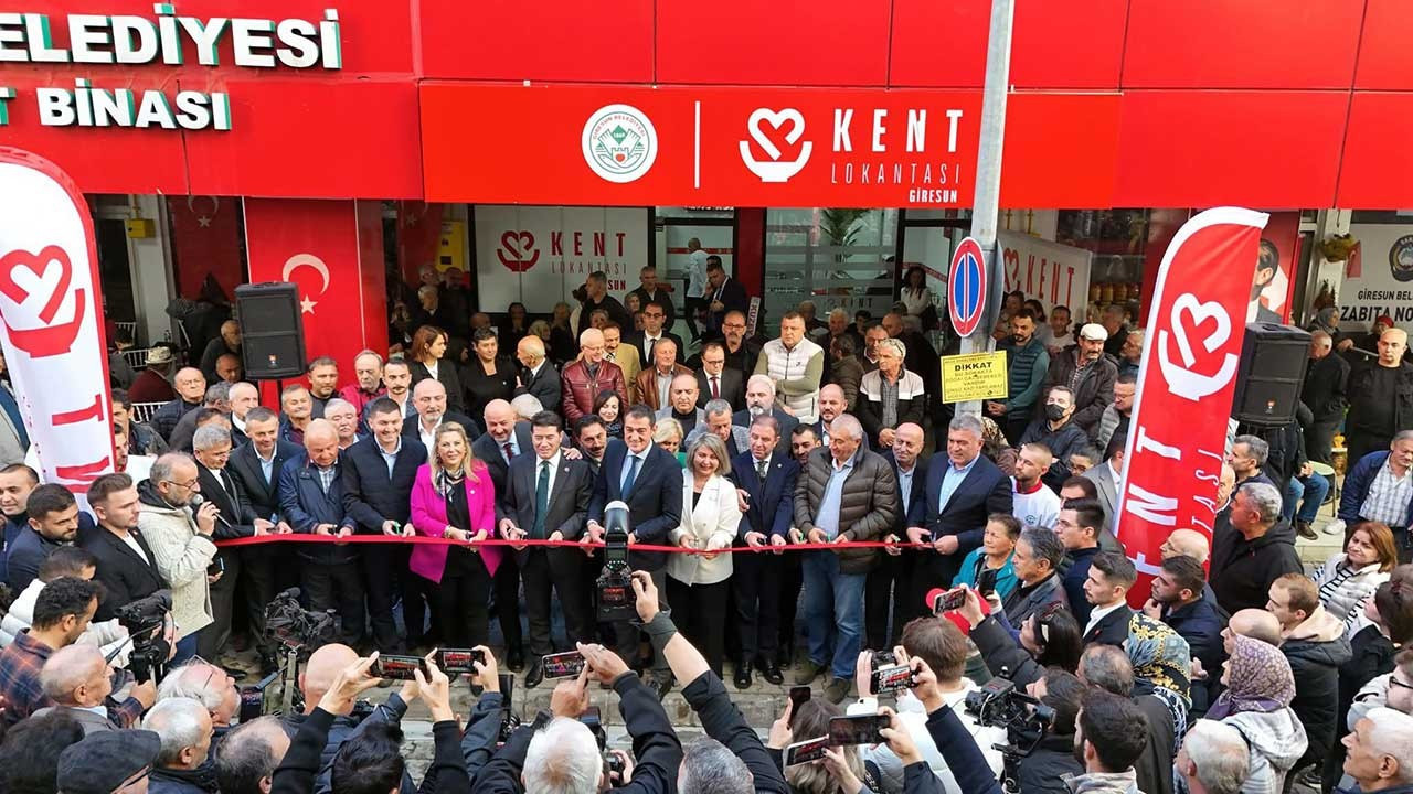 Giresun'da ilk kent lokantası açıldı