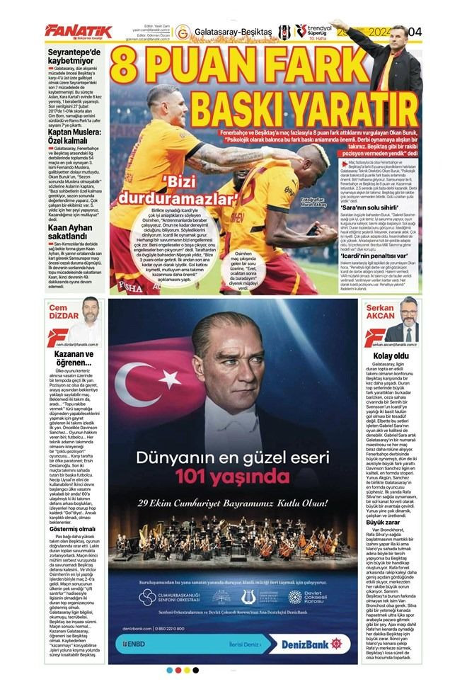 Günün spor manşetleri: 'Zirvede tek başına' - Sayfa 3