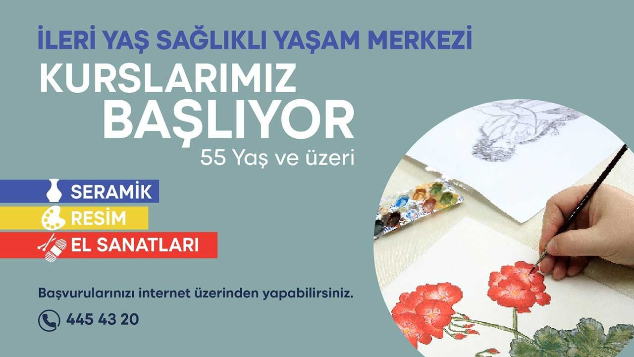 Konak Belediyesi’nin kültür sanat ve el sanatları kursları başlıyor