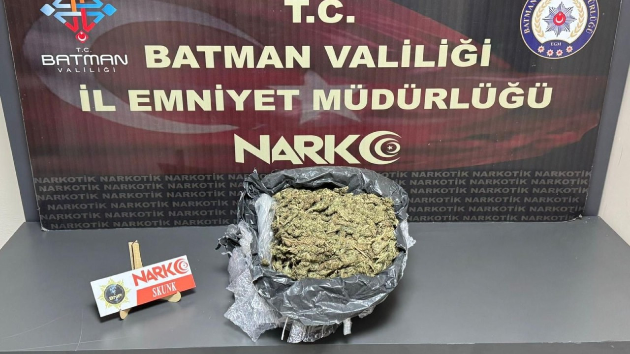 Batman'da 4 kilo 150 gram sentetik uyuşturucu ele geçirildi