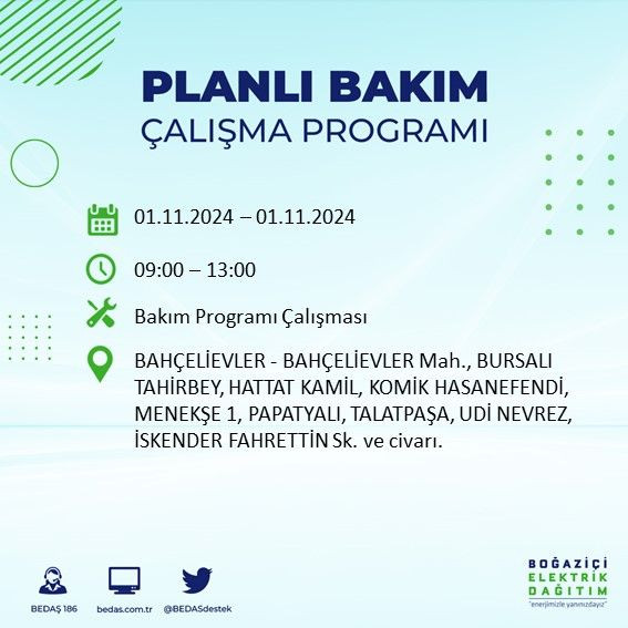 BEDAŞ paylaştı: İstanbul'da bugün elektrik kesintisi yaşanacak ilçeler - Sayfa 4