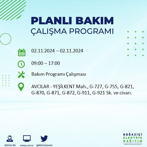 BEDAŞ paylaştı: İstanbul'da yarın elektrik kesintisi yaşanacak ilçeler - Sayfa 2