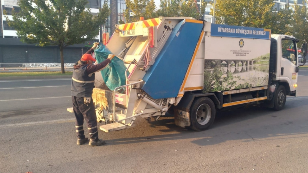 Diyarbakır'da çöp toplama saatleri değişti